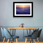 Sunset Over Endless Clouds Wall Art