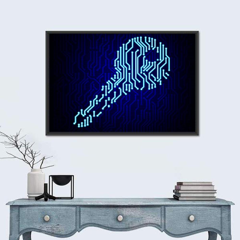 Digital Key Concept Wall Art