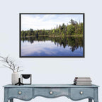 Peck Lake Shoreline Reflection Wall Art
