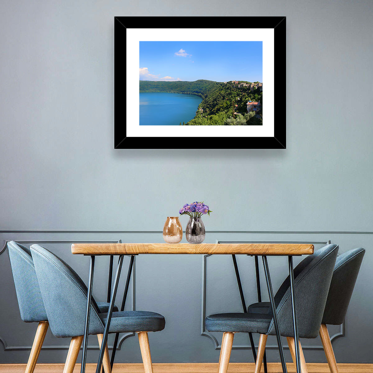 Lake Albano, Castel Gandolfo Wall Art in a room, landscape