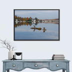 Lake Hopatcong Autumn Reflection Wall Art