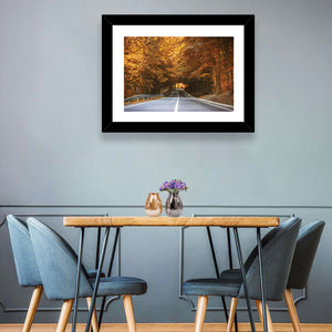 Dense Forest Road Wall Art