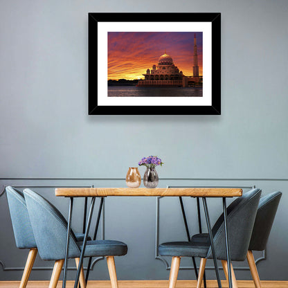 Putrajaya Mosque Sunset Wall Art