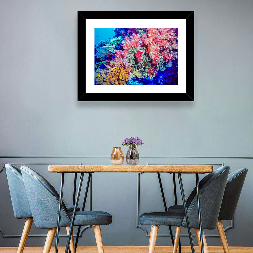 Vibrant Coral Reef Wall Art