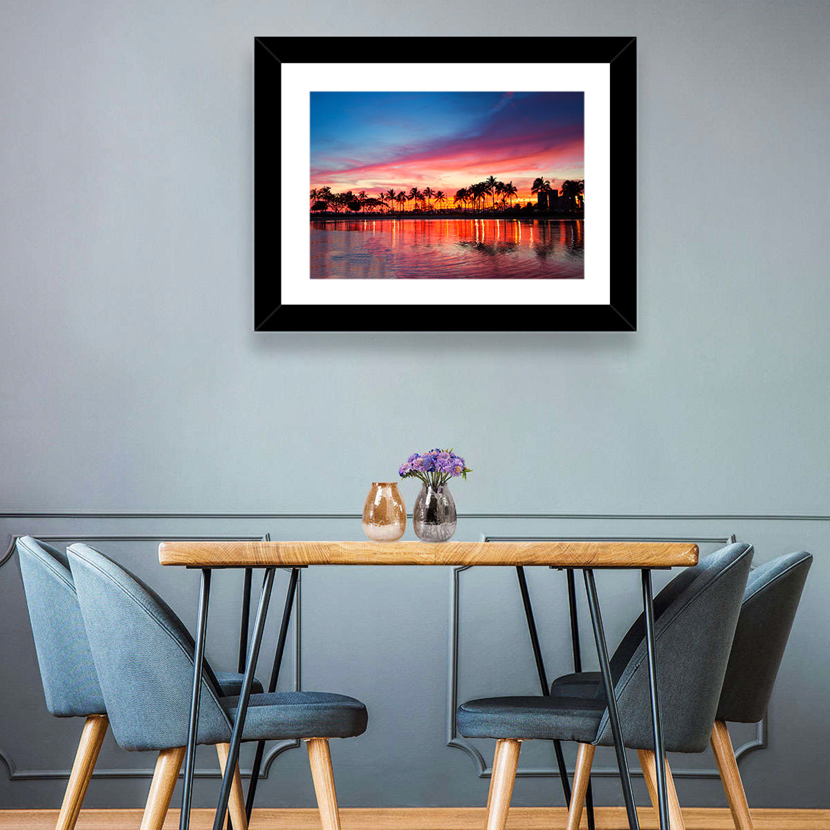 Hawaii Resort Sunset Wall Art