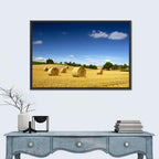 Late Summer Straw Bales Wall Art