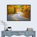 Winding Autumn Road Wall Art