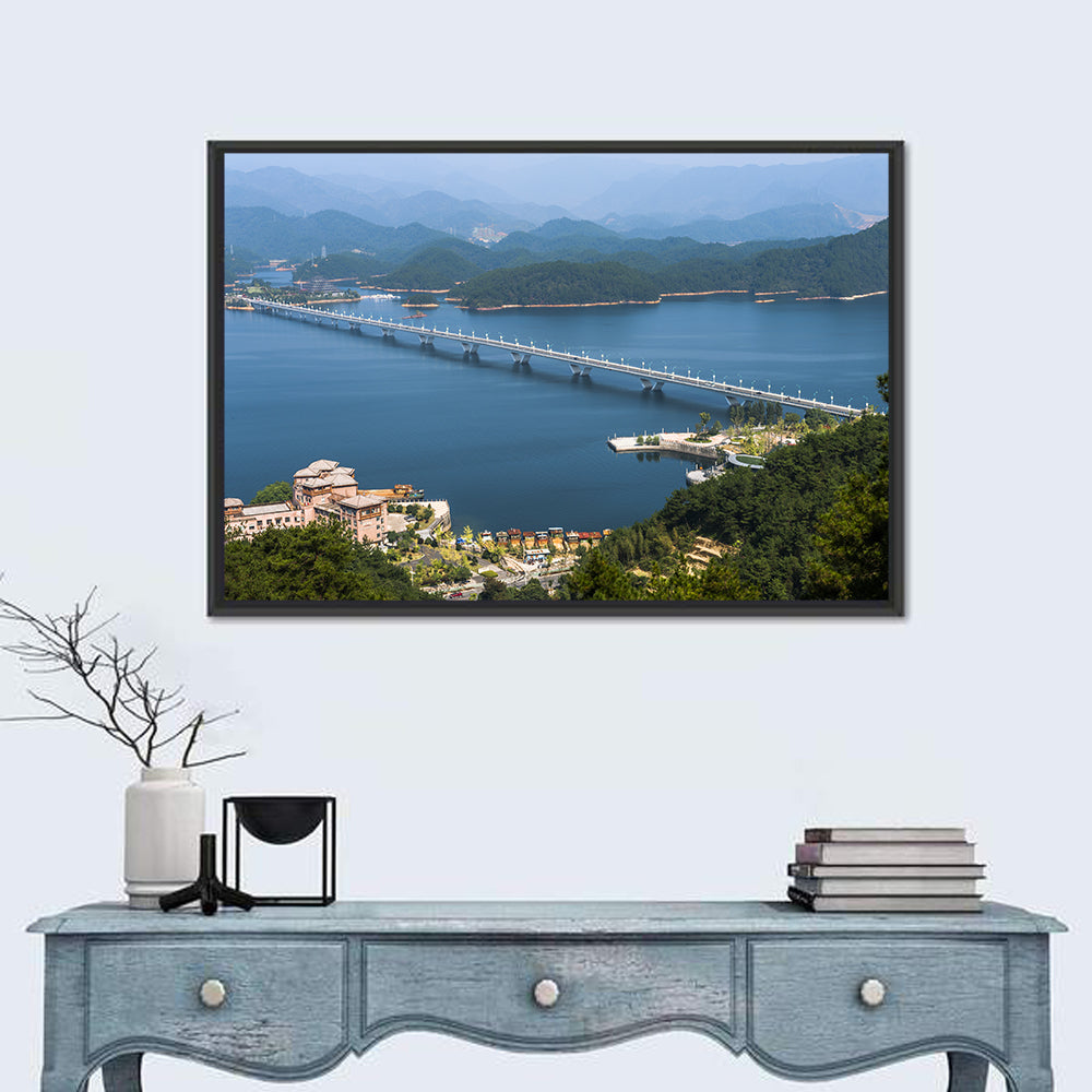 Qiandao Lake Bridge View Wall Art