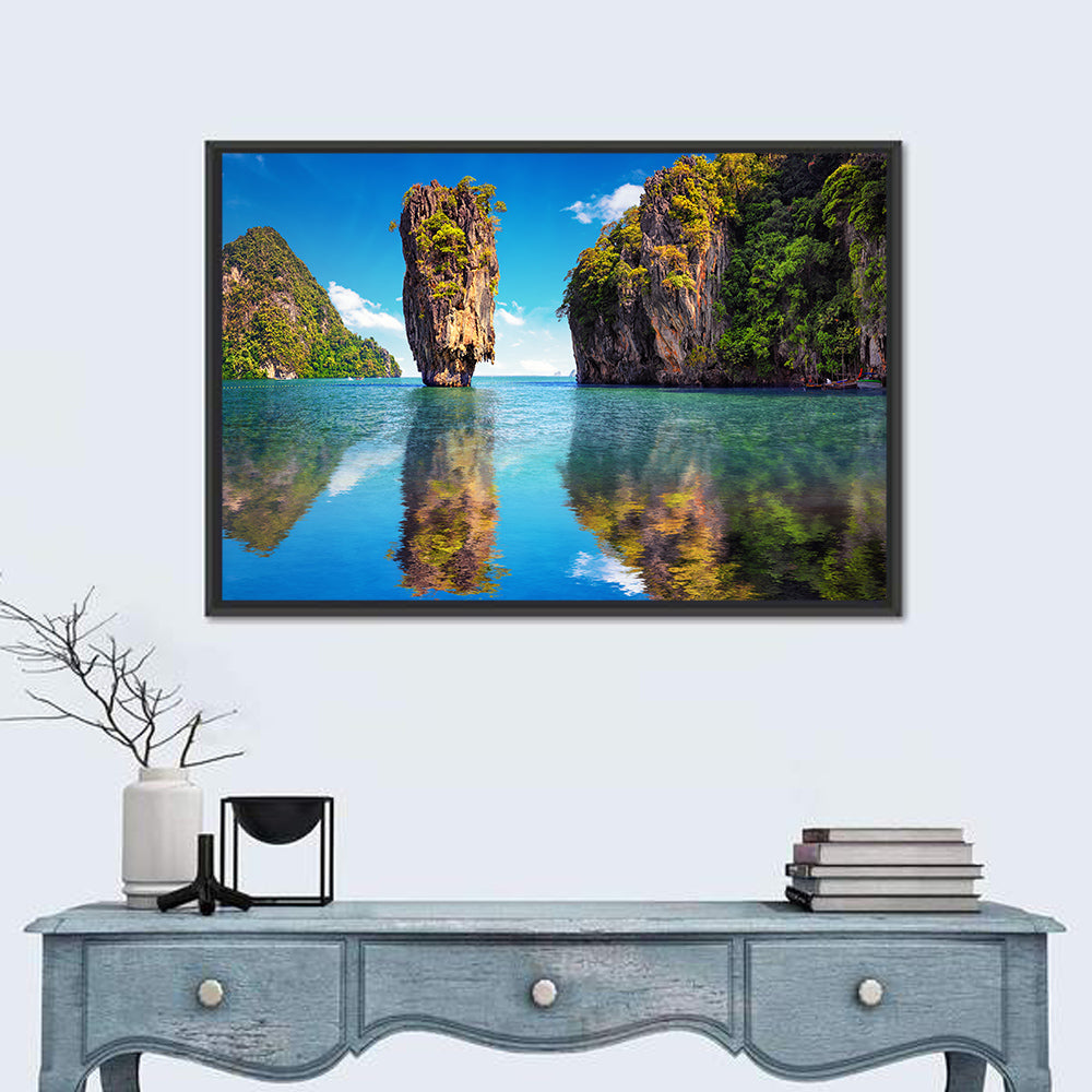 Ko Tapu Limestone Stack, Phang Nga Wall Art