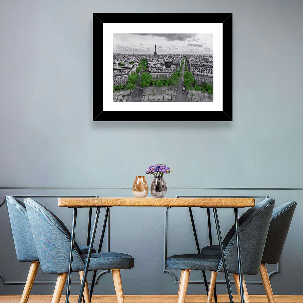 Champs Elysees, Paris Wall Art in a room, landscape