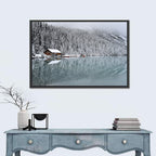Lake Louise Winter Reflection Wall Art