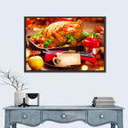 Roasted Turkey Holiday Still Life Wall Art
