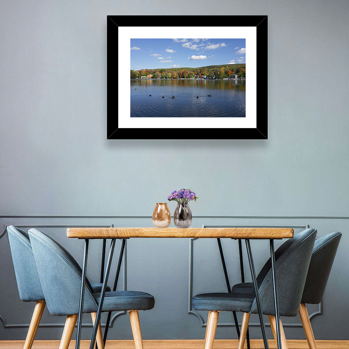 Greenwood Lake Autumn Landscape Wall Art