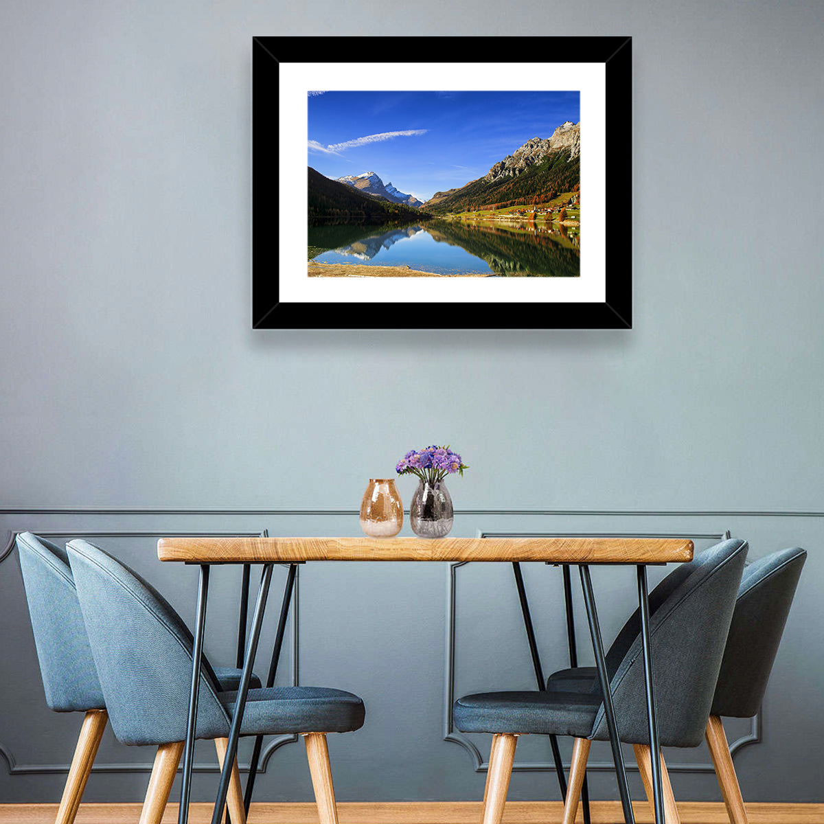 Mountain Lake Switzerland Wall Art