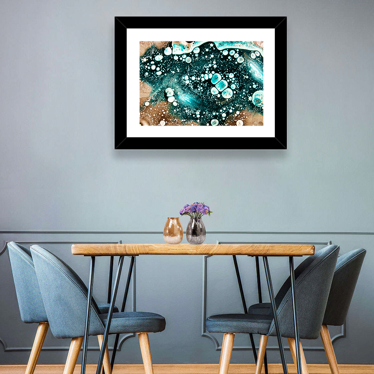 Stone Bubbles Abstract Wall Art