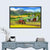 Rural Farm Landscape Illustration Wall Art