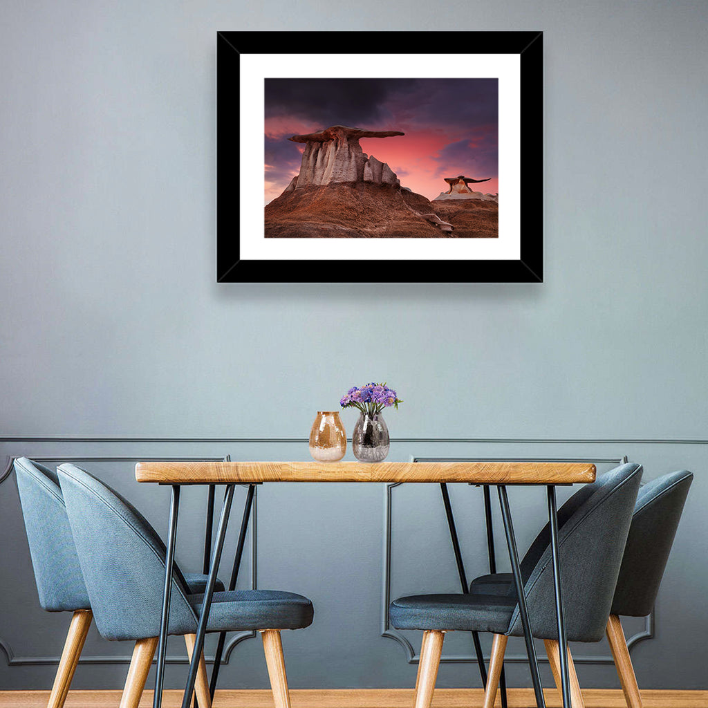 Wings Formation, Bisti Hoodoos Wall Art