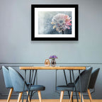 Winter Gerbera with Golden Script Wall Art