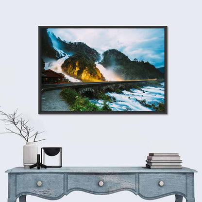 Latefossen Waterfall Wall Art