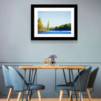 Summer Forest Lake Shoreline Wall Art