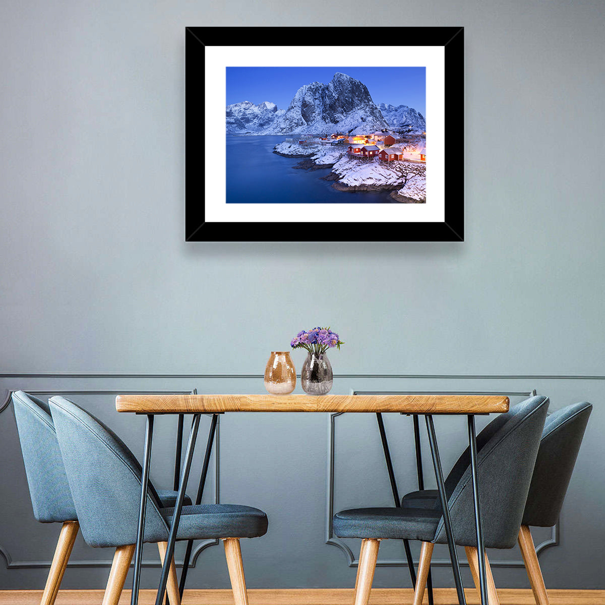 Lofoten in Winter Wall Art