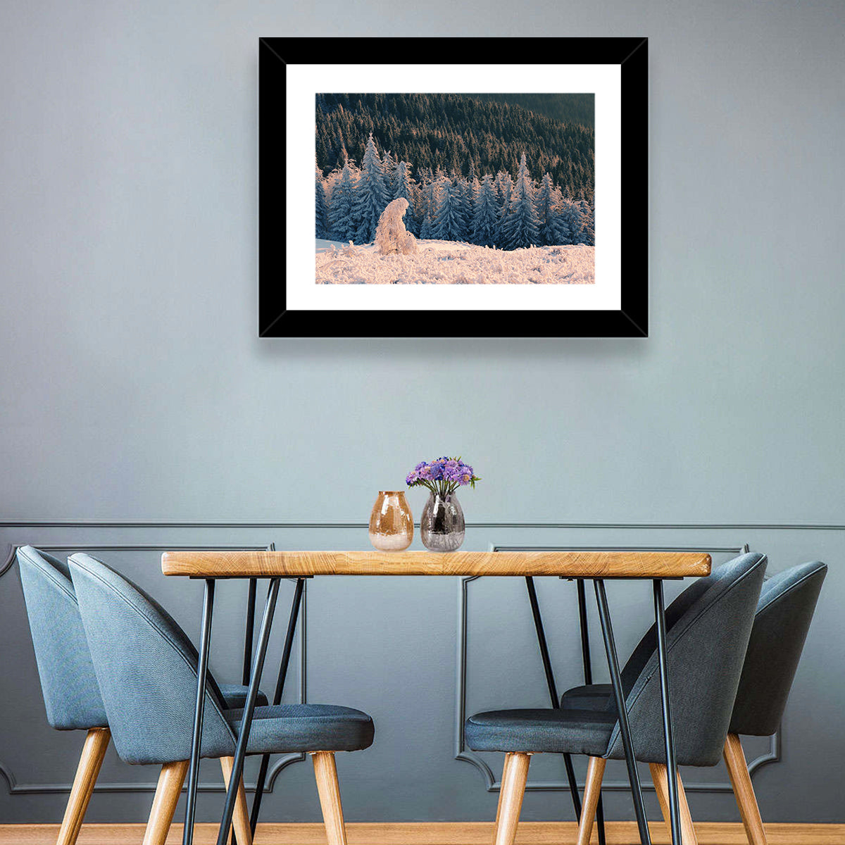 Snowy Carpathian Forest Wall Art