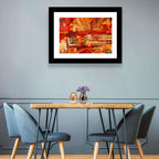 Vibrant Impasto Color Blocks Wall Art