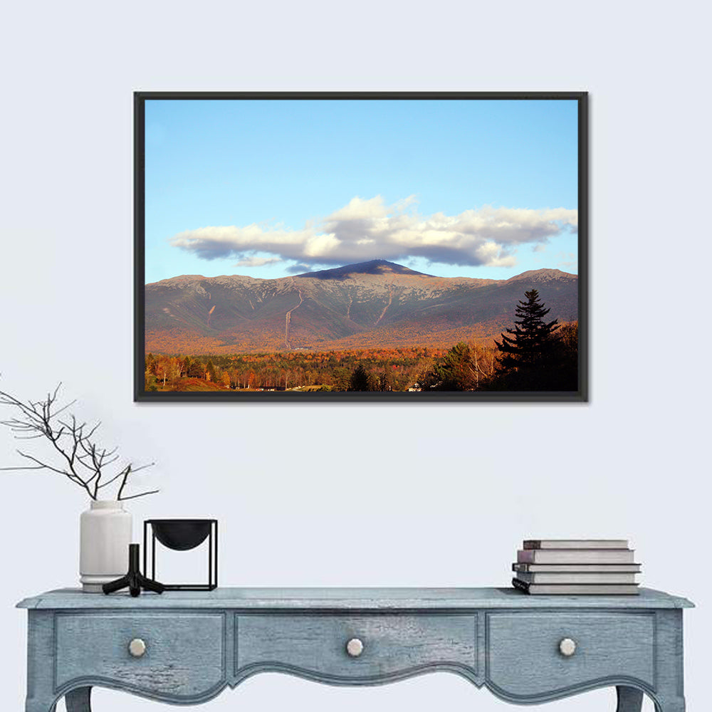Mount Washington Wall Art in a room, landscape