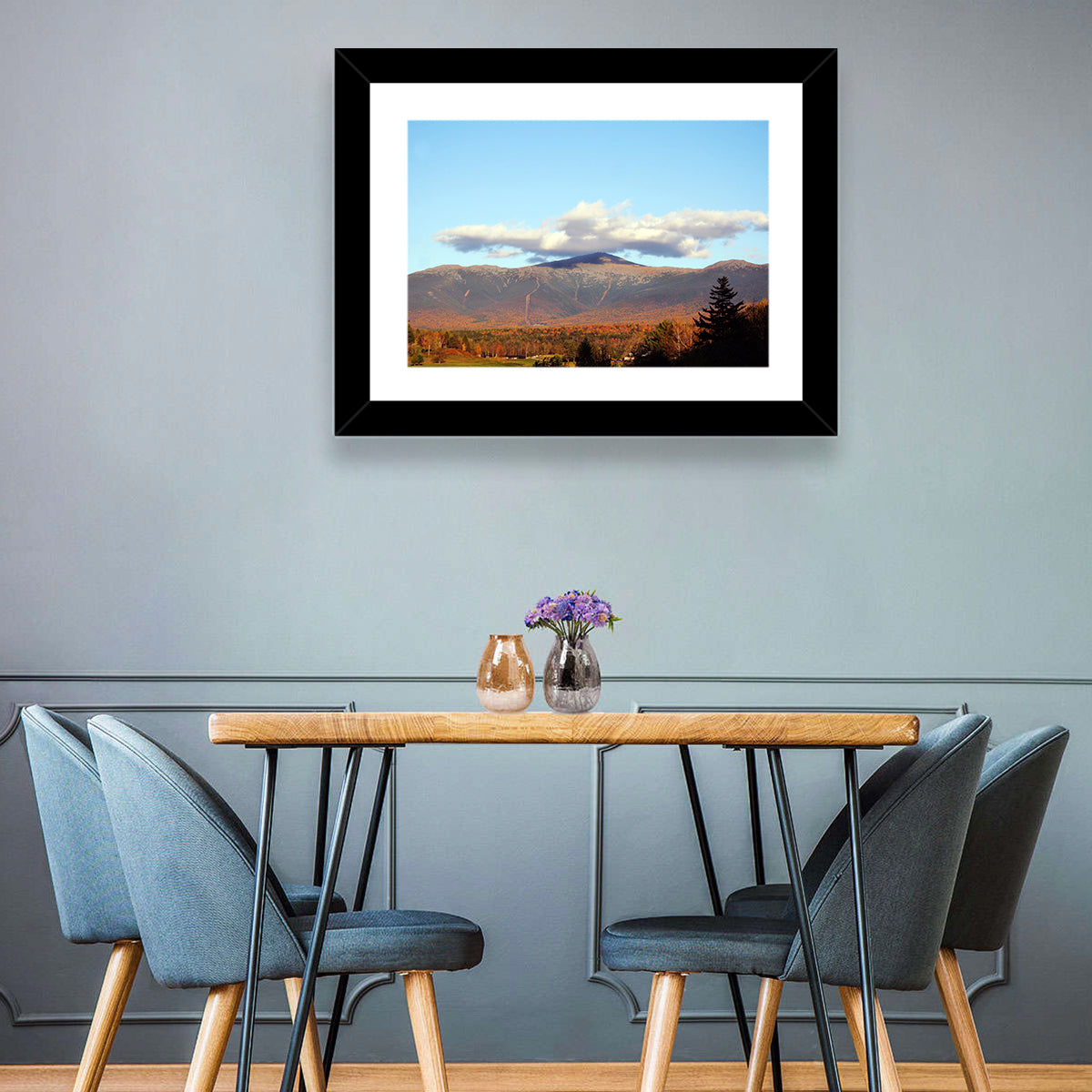 Mount Washington Wall Art in a room, landscape