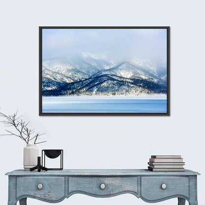 Mountainous Lake Kussharo Wall Art