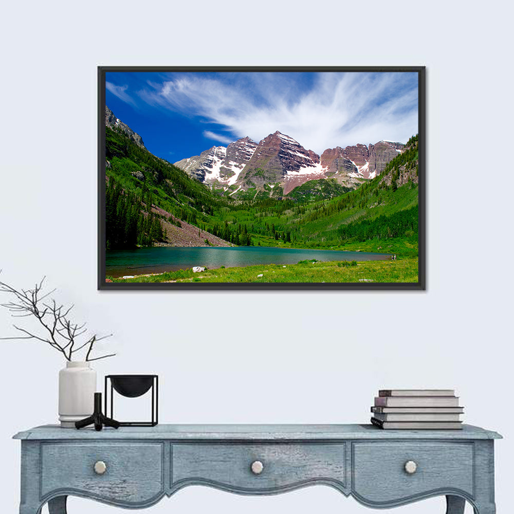 Maroon Bells Reflections at Maroon Lake Wall Art