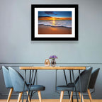 Sun Flare Beach Sunrise Wall Art
