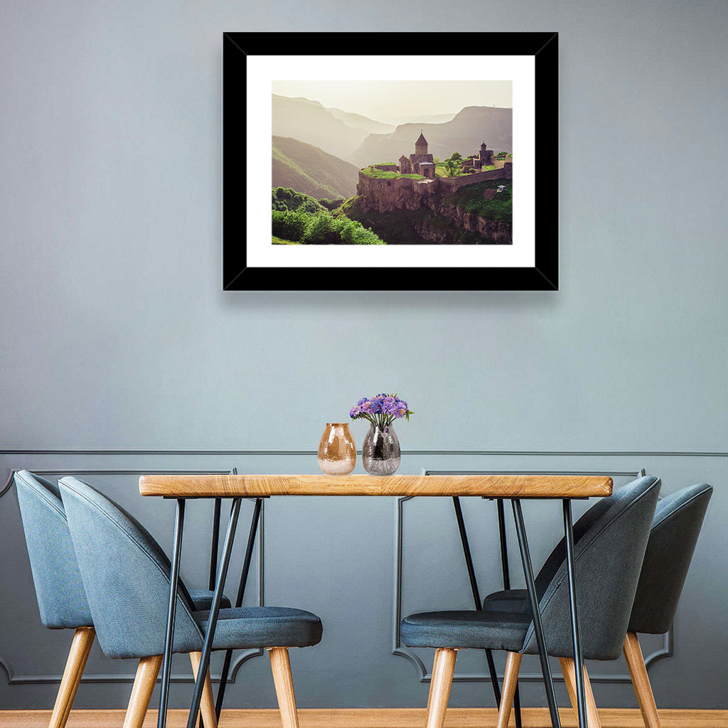 Tatev Monastery at Golden Hour Wall Art