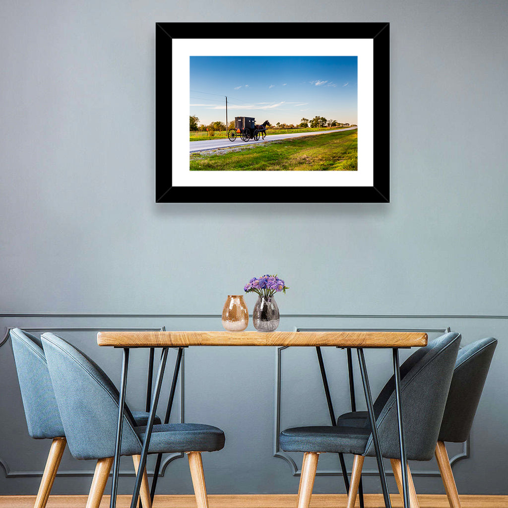 Amish Horse and Buggy, Oklahoma Wall Art
