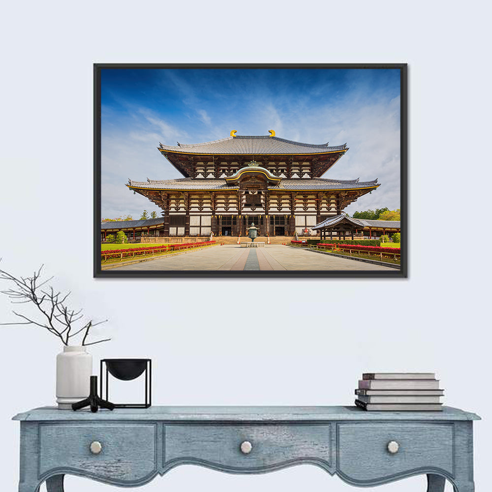 Todai-ji Temple Great Buddha Hall Wall Art in a room, landscape