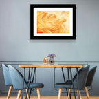Golden Waving Cloth Abstract Wall Art