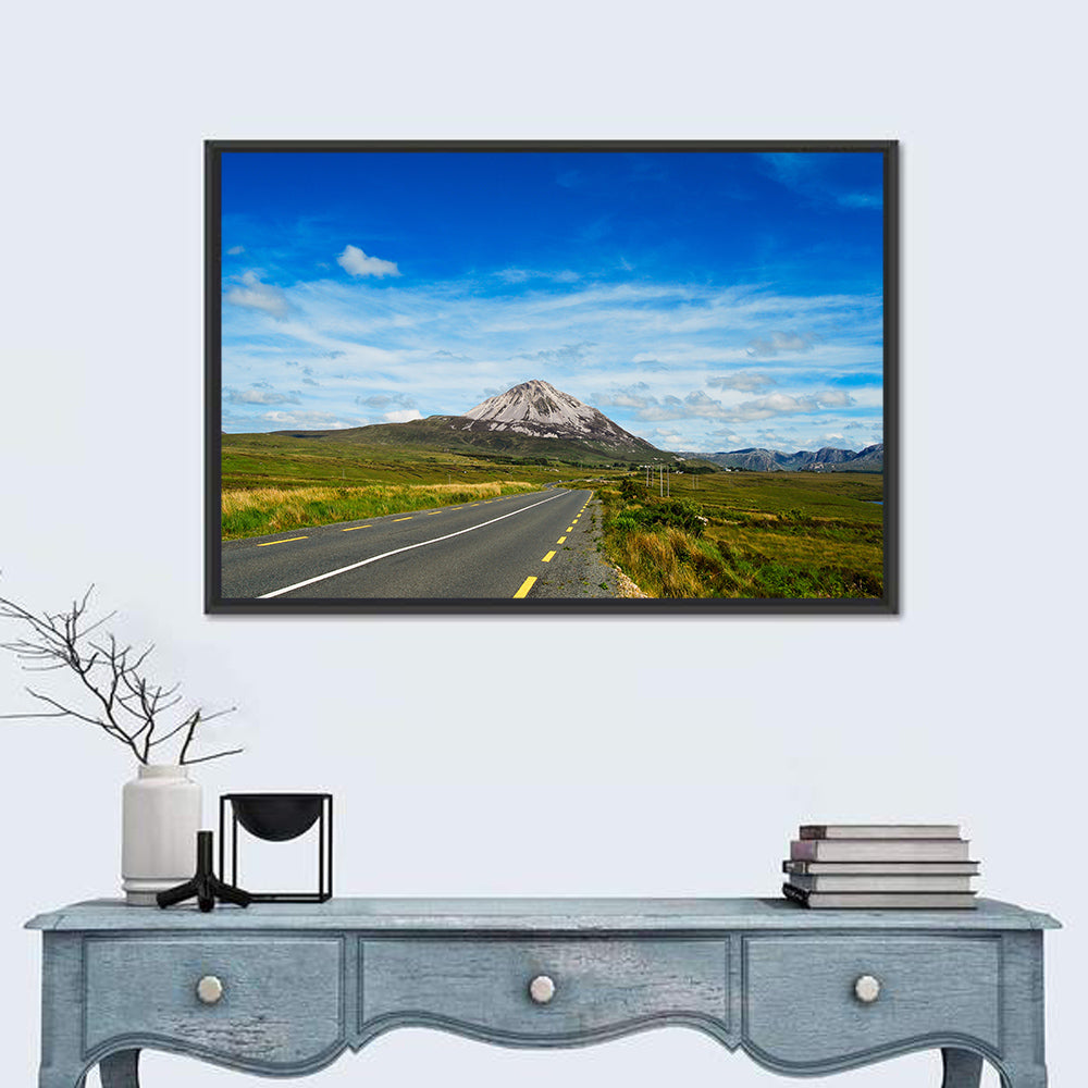 Mount Errigal Road Wall Art in a room, landscape