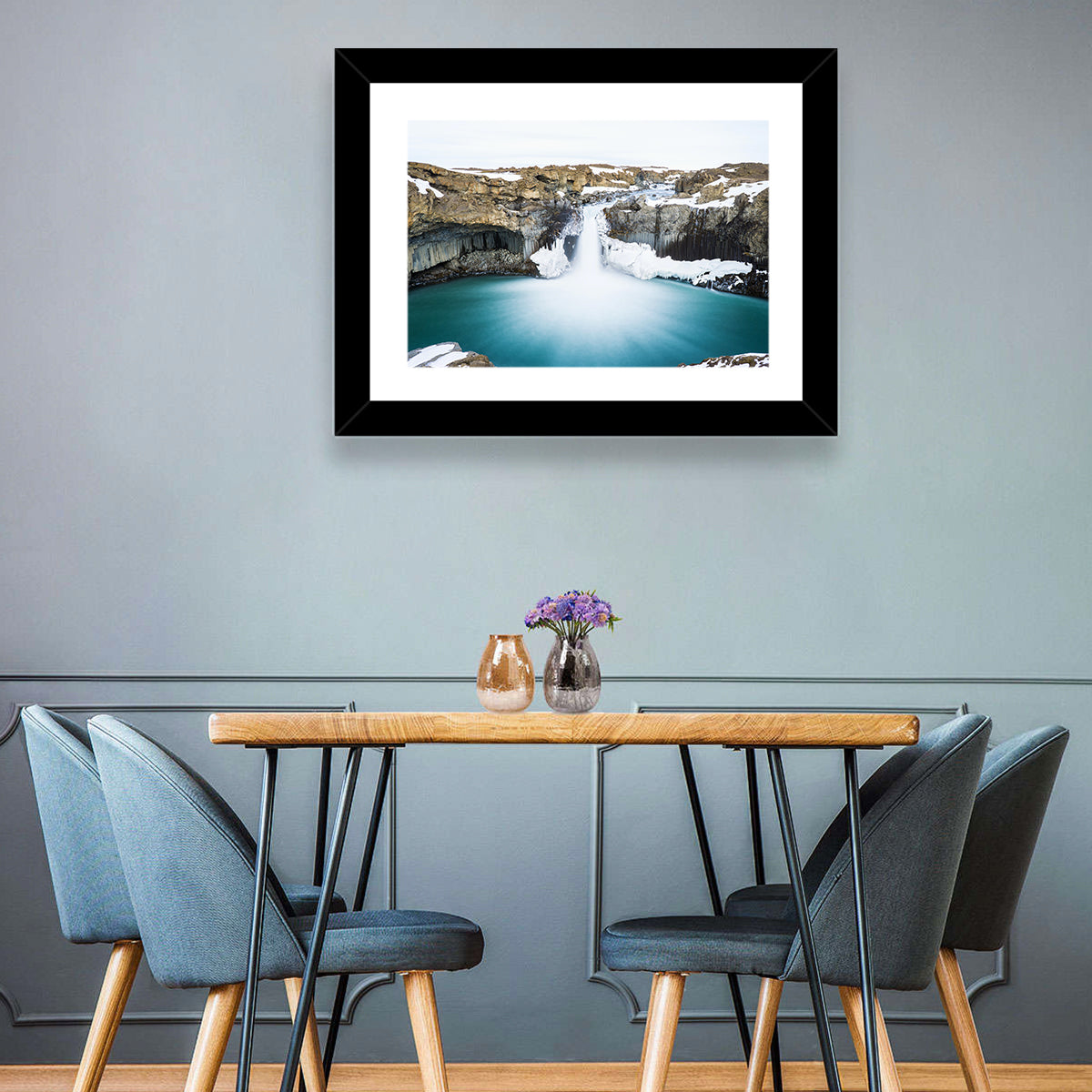 Aldeyjarfoss Basalt Waterfall Wall Art
