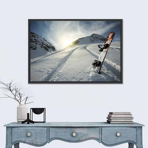 Mountain Snowboarding Wall Art