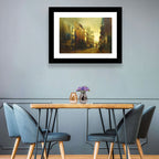 Golden Hour Urban Street Wall Art