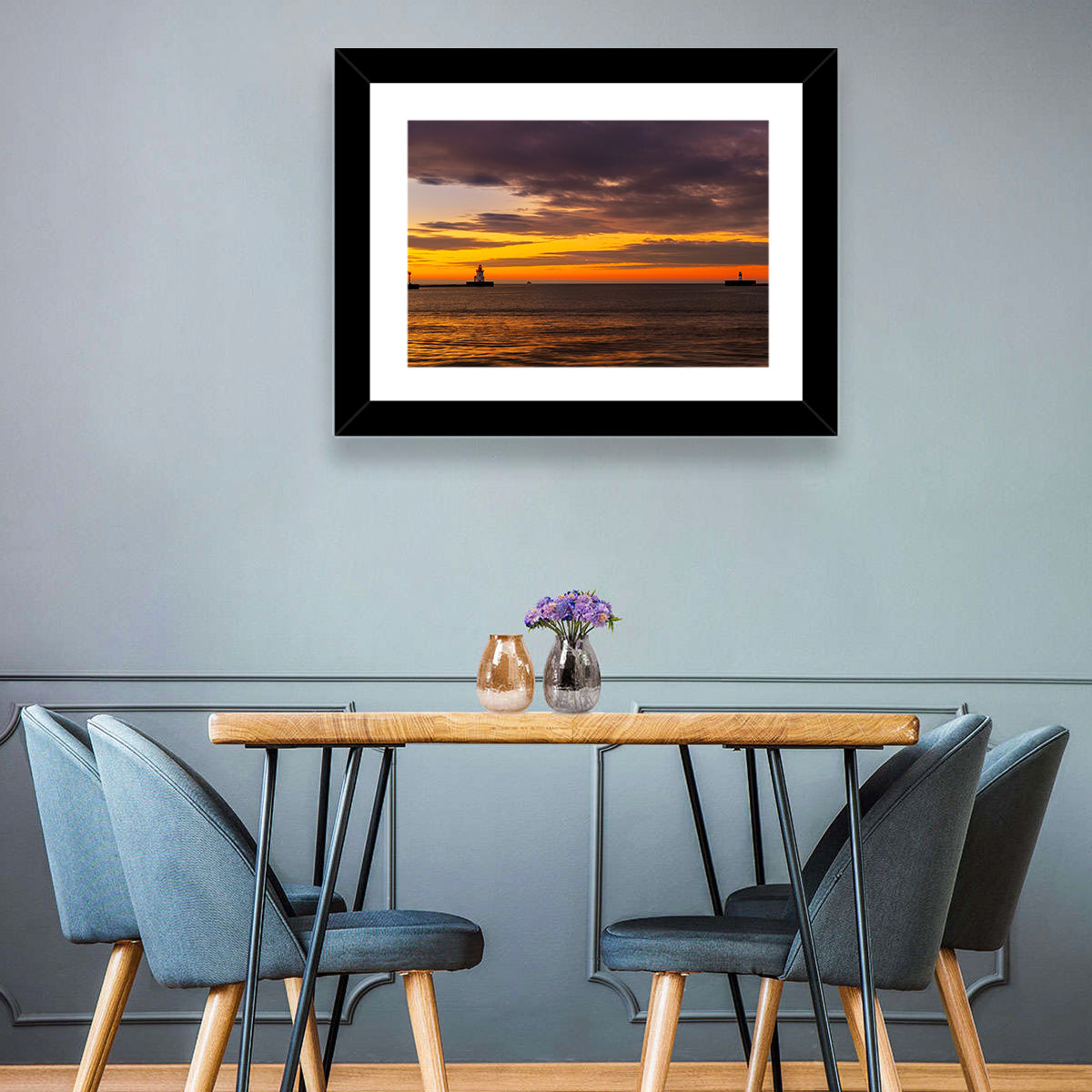 Lake Erie Twin Beacons Wall Art