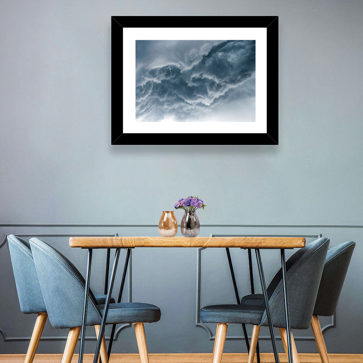 Stormy Sky Abstract Wall Art