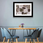 Banded Stone Mosaic Wall Art