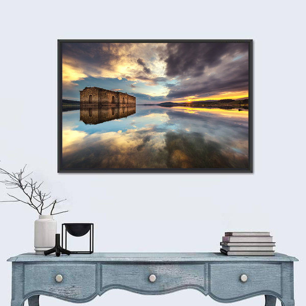 Sunken Church of Saint Ivan Rilski Wall Art in a room, landscape