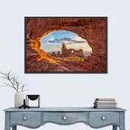 Turret Arch Through North Window Wall Art