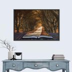 Surreal Book Pathway Wall Art