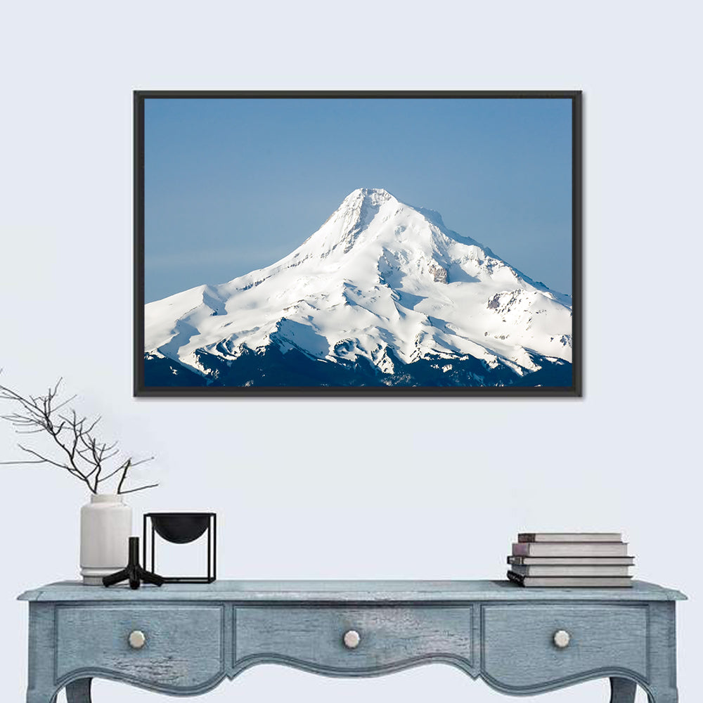 Mount Hood Winter Peak Wall Art