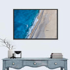 Myrtos Beach Aerial View Wall Art
