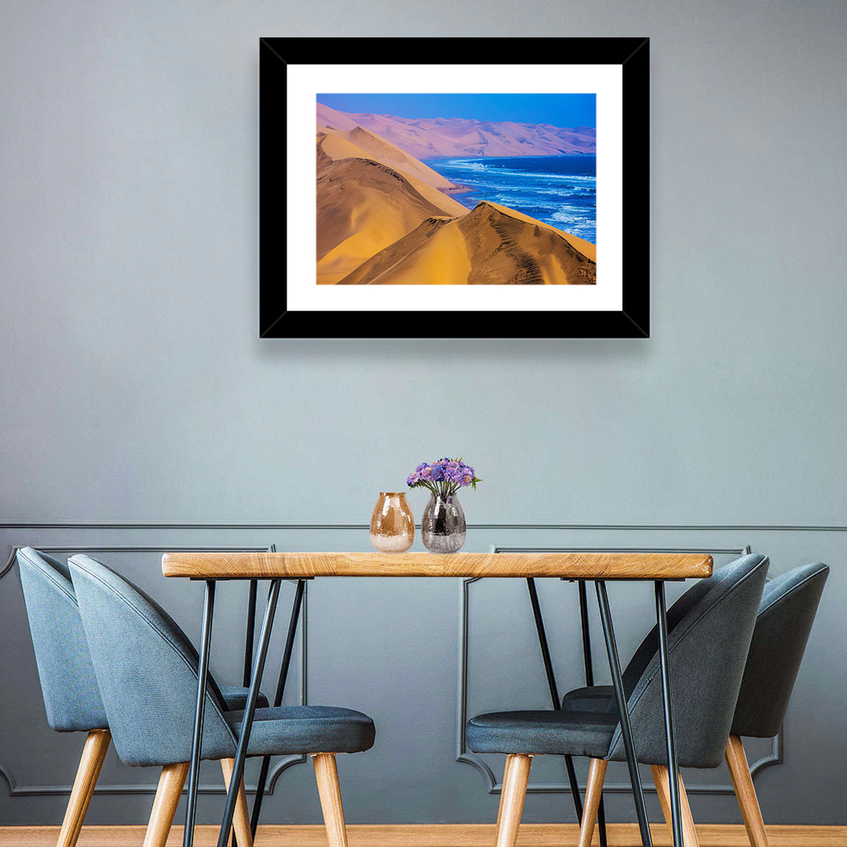 Sandwich Harbour Dunes Meet the Atlantic Wall Art