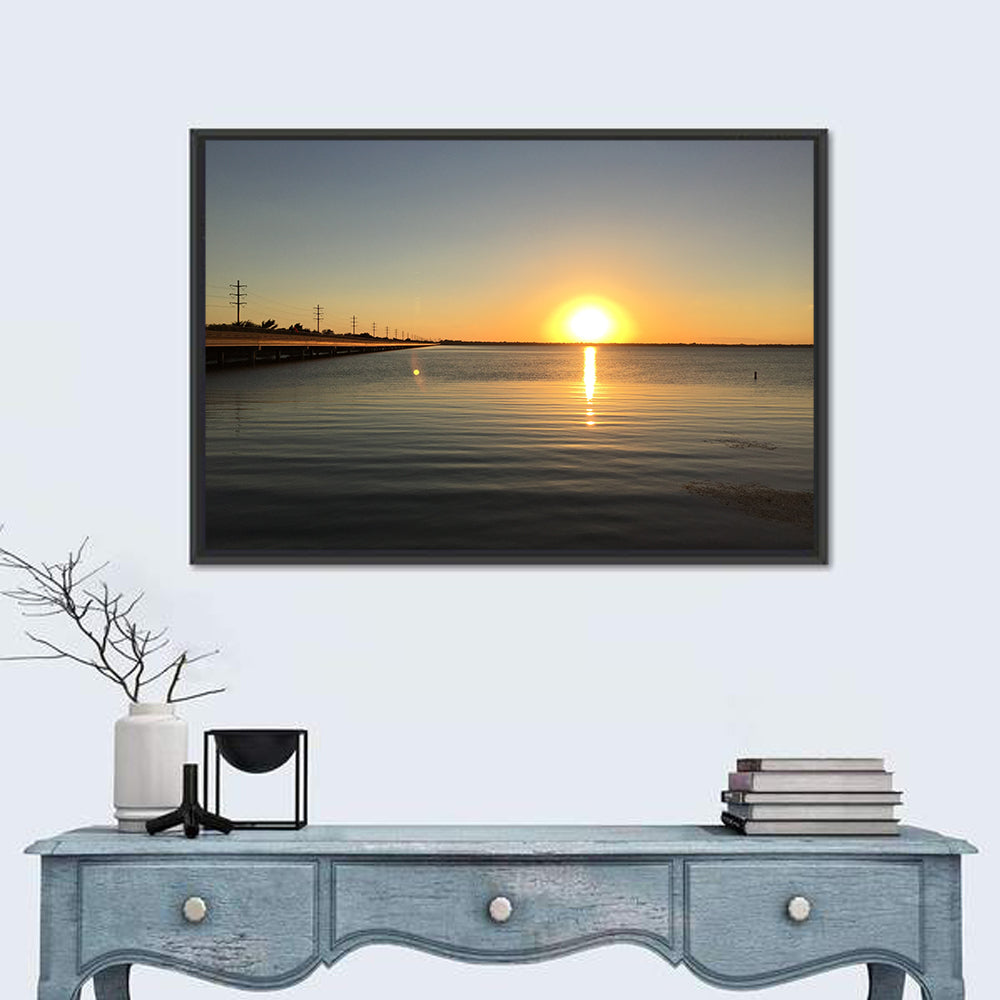 Lake Ray Hubbard Sunset Reflection Wall Art
